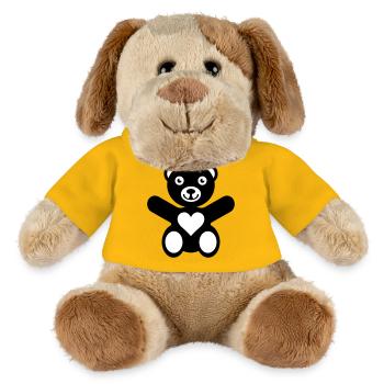 Bear Heart Love - MiniFeet® Hund Helge - Sonnengelb - Vorne