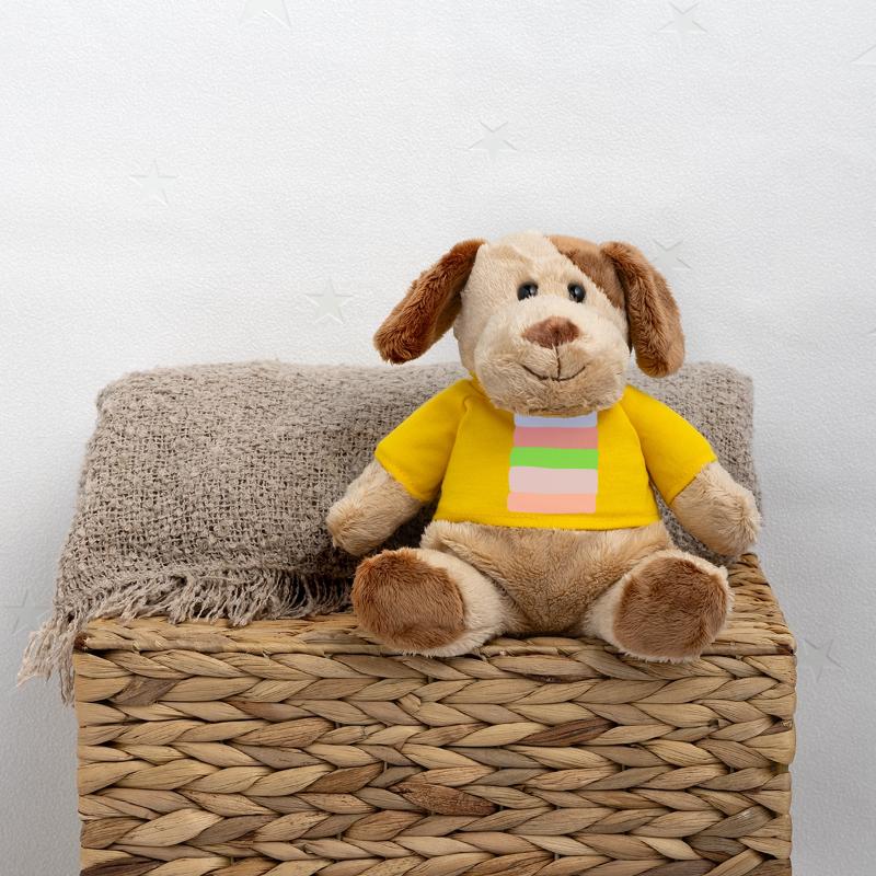 Pastellstreifen-Stack MiniFeet® Hund Helge