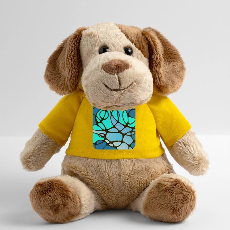 Conception abstraite moderne neurographique Chien en peluche Helge MiniFeet®