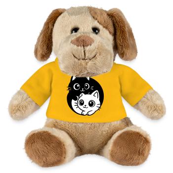 Ying Yang Kawaii Chats Icône - Chien en peluche Helge MiniFeet® - jaune soleil - Devant