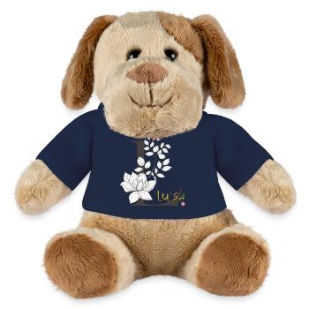 Lettre L Luisa - Chien en peluche Helge MiniFeet® - jaune soleil - Devant