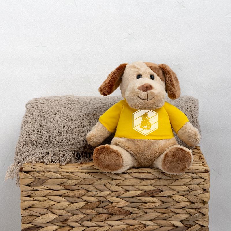 Conception compacte du motocross Chien en peluche Helge MiniFeet®