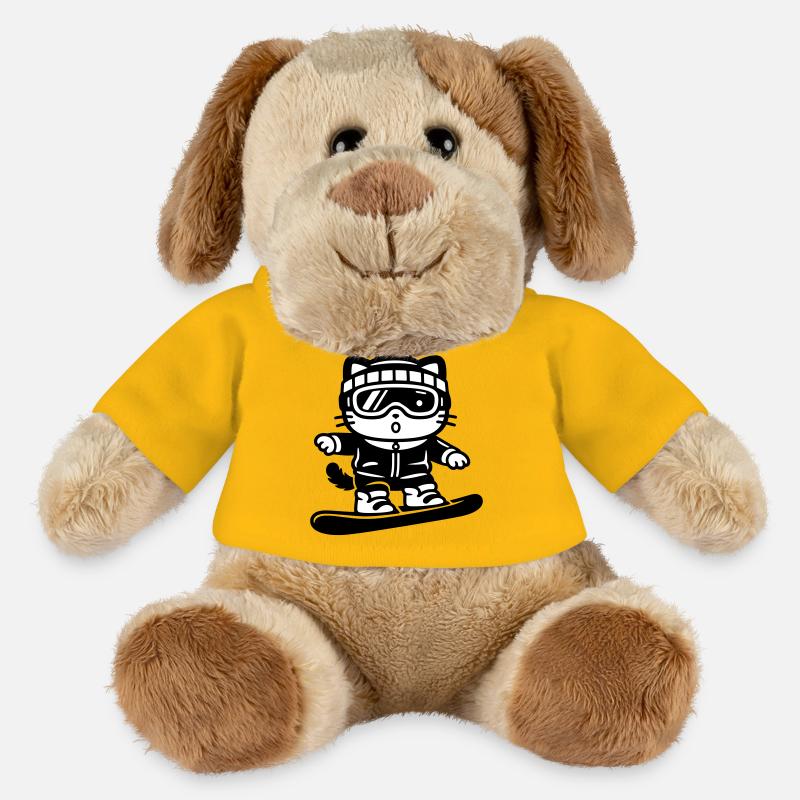 Snowboard Cat - MiniFeet® Dog Helge - sun yellow