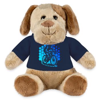 Roadbike motif with recognition value - MiniFeet® Dog Helge - sun yellow - Front