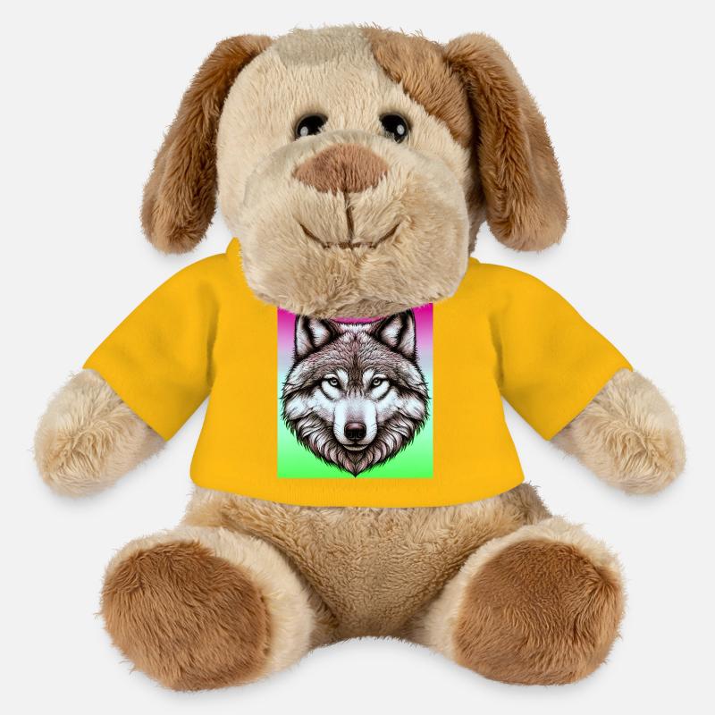Wolf - MiniFeet® Dog Helge - sun yellow