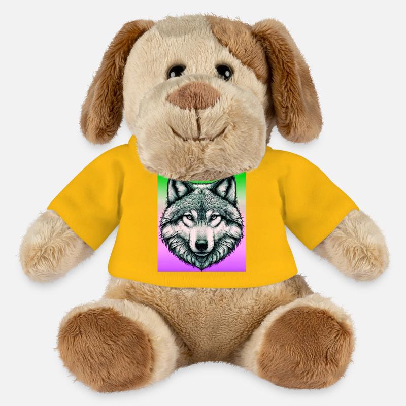 Wolf - MiniFeet® Dog Helge - sun yellow