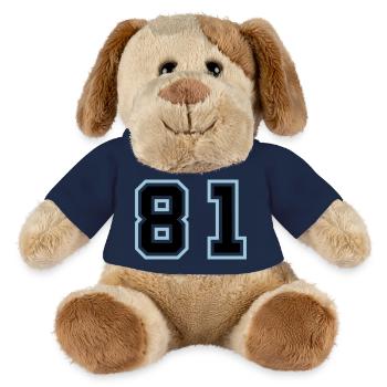 81 Number Symbol - MiniFeet® Dog Helge - french navy - Front