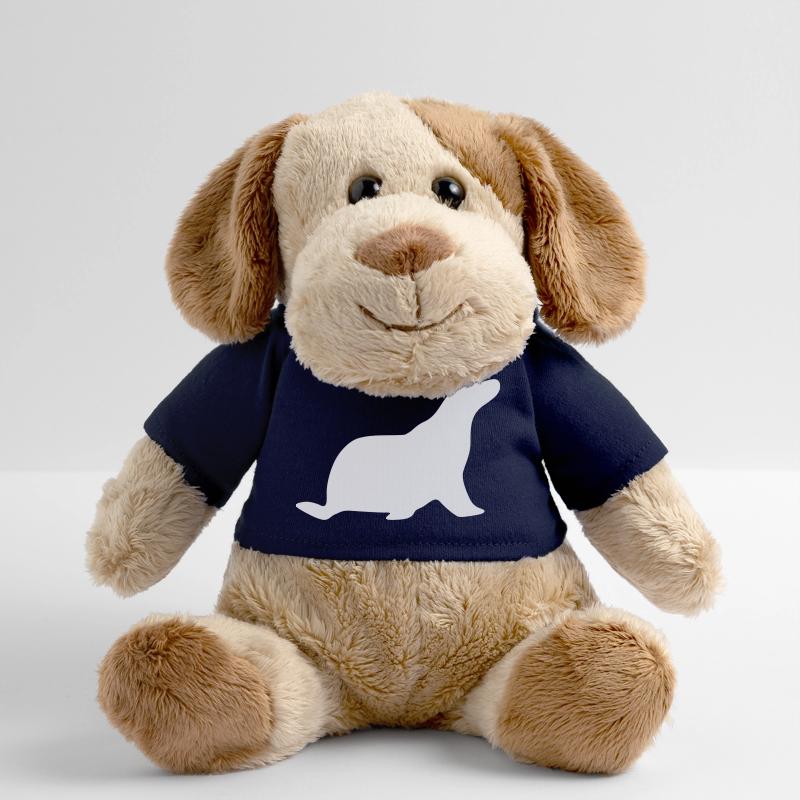 Robbe Blanc Chien en peluche Helge MiniFeet®