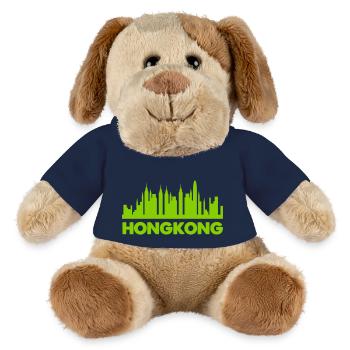 Hong Kong Skyline - MiniFeet® Dog Helge - french navy - Front