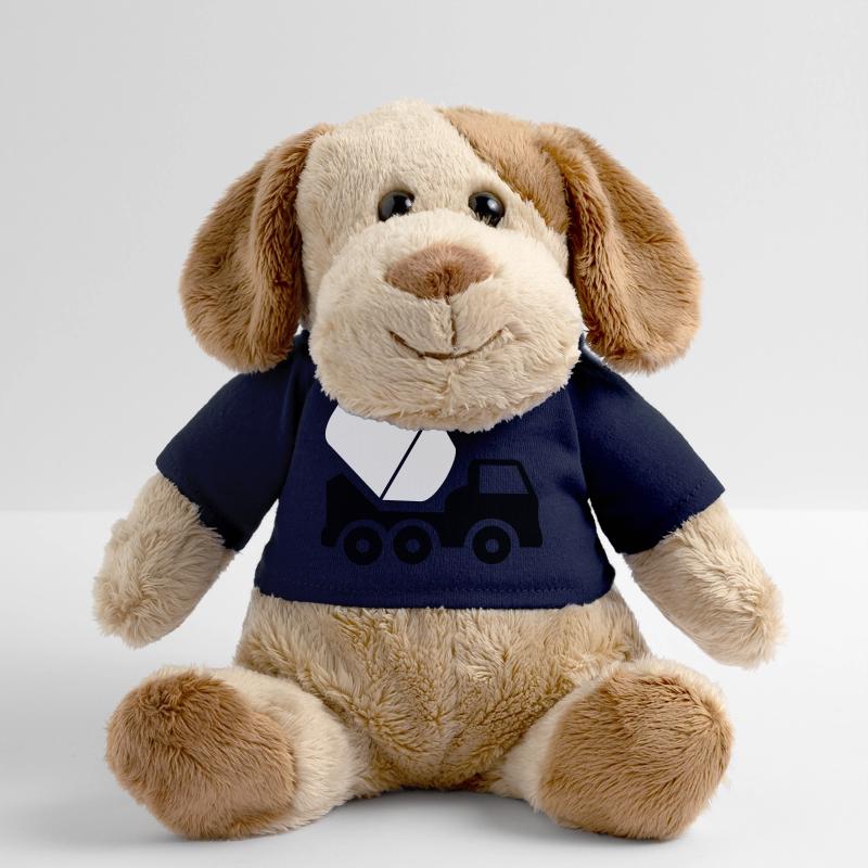 Véhicule excavatrice de travaux de construction Chien en peluche Helge MiniFeet®