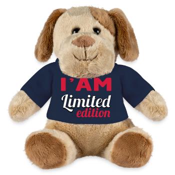 LIMITED EDITION - Chien en peluche Helge MiniFeet® - bleu marine - Devant