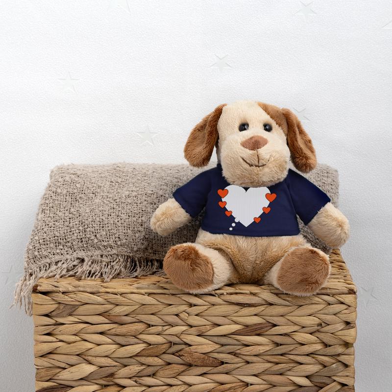 Thought bubble with hearts MiniFeet® Dog Helge