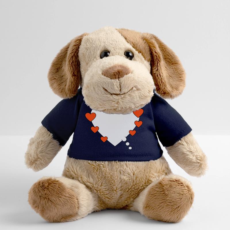 Bulle de pensée avec cœur Chien en peluche Helge MiniFeet®