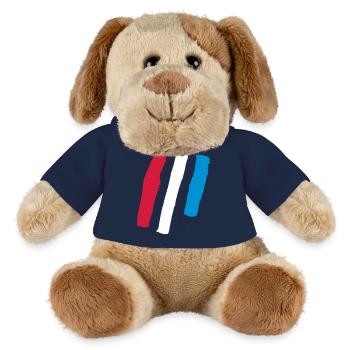 Stripe Decoration VECTOR - MiniFeet® Dog Helge - french navy - Front