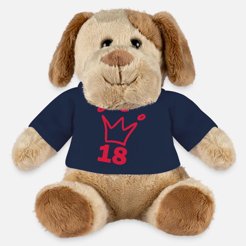 18 Geburtstag Volljährig Krone - MiniFeet® Hund Helge - French Navy