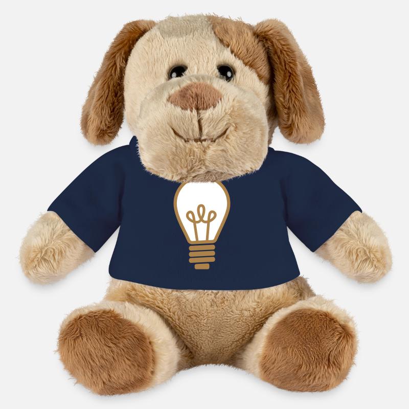 Ampoule - Chien en peluche Helge MiniFeet® - bleu marine