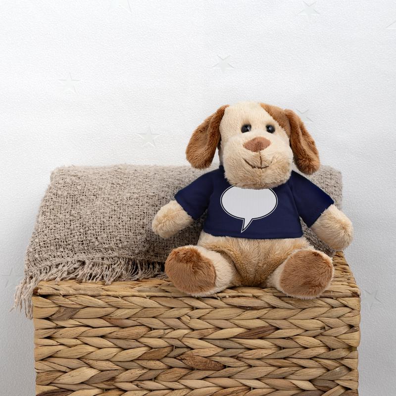Sprechblase Design Links MiniFeet® Hund Helge