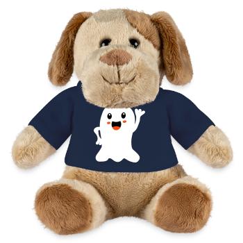 Fantôme 2 - Chien en peluche Helge MiniFeet® - bleu marine - Devant