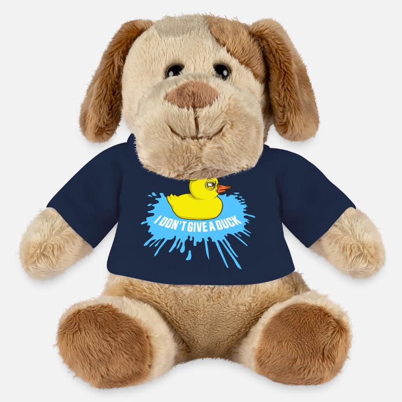 Funny I Don't Give A Duck Rubber Ducks Sarcasm - MiniFeet® Dog Helge - french navy