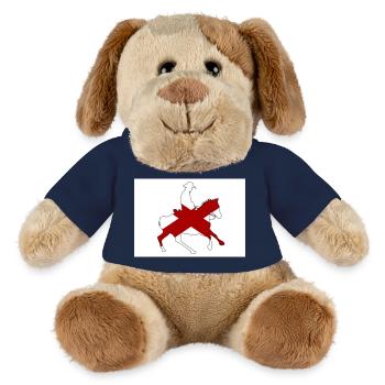 Alabama Staatsflagge Cowboy - MiniFeet® Hund Helge - French Navy - Vorne