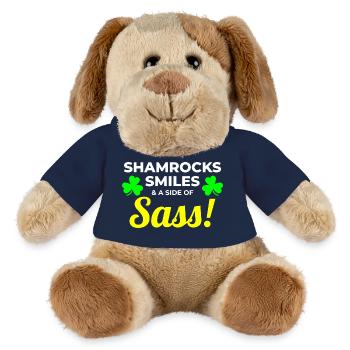 Shamrocks, Smiles, and Sass: Funny Irish Girl - MiniFeet® Dog Helge - french navy - Front