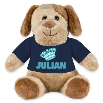 First name Julian - MiniFeet® Dog Helge - french navy - Front