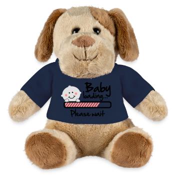 Baby loading - please wait - Chien en peluche Helge MiniFeet® - bleu marine - Devant