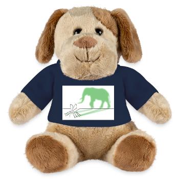 Out of a mosquito make an elephant drawing - MiniFeet® Dog Helge - french navy - Front