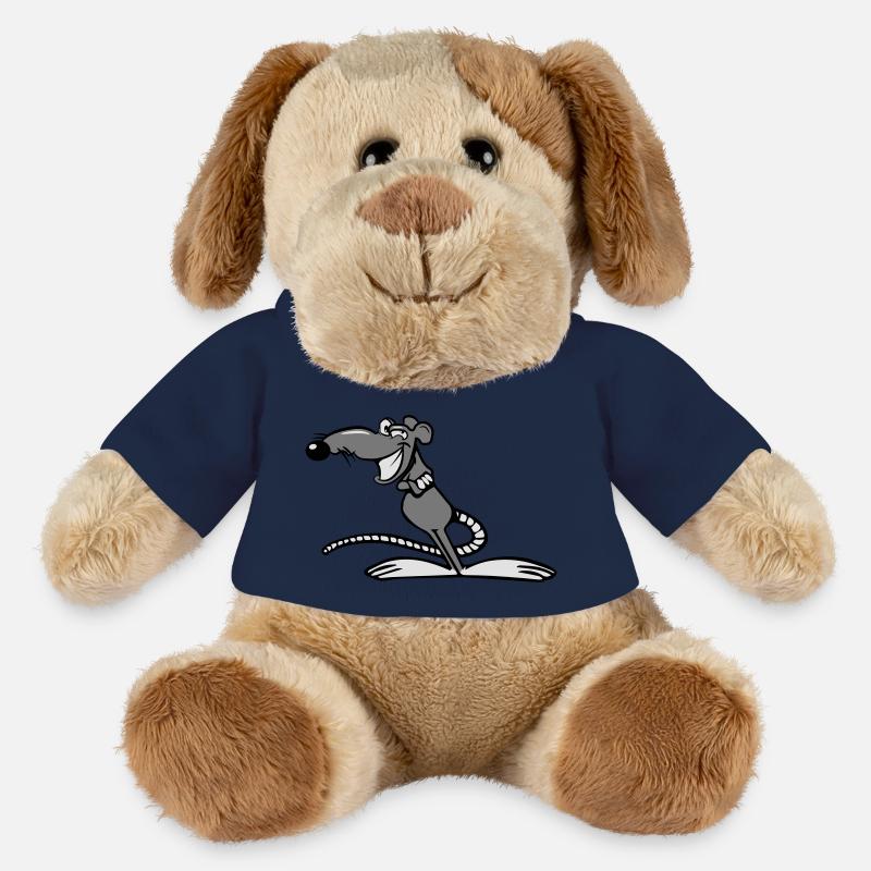 ratte witzig cool - MiniFeet® Hund Helge - French Navy