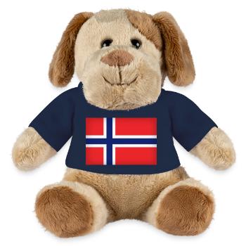 Norwegen Flagge - MiniFeet® Hund Helge - French Navy - Vorne