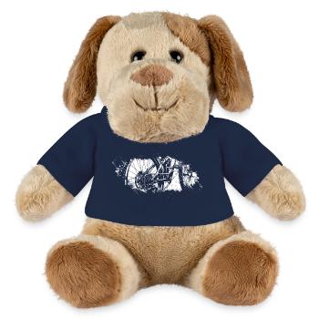 Zahnräder in Bewegung - MiniFeet® Hund Helge - French Navy - Vorne