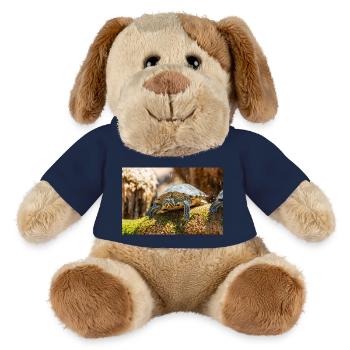 Gelbbauch-Slider Trachemys scripta scripta - MiniFeet® Hund Helge - French Navy - Vorne