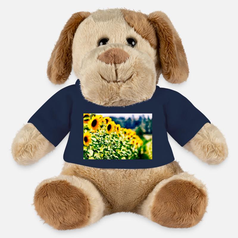 Sunflowers - MiniFeet® Dog Helge - french navy