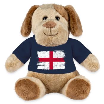 Inghilterra Bandiera England Flagge Frieden Vintage - MiniFeet® Hund Helge - French Navy - Vorne