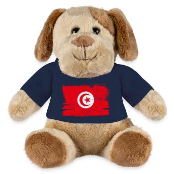 Tunesien Bandiera Flagge Frieden Vintage - MiniFeet® Hund Helge - French Navy - Vorne