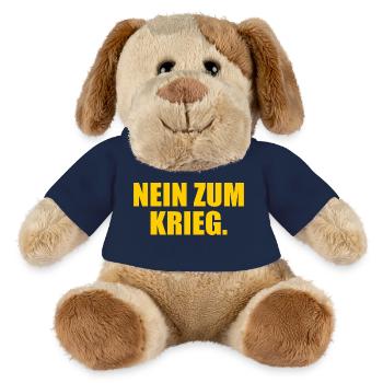 Nein zum krieg - MiniFeet® Hund Helge - French Navy - Vorne
