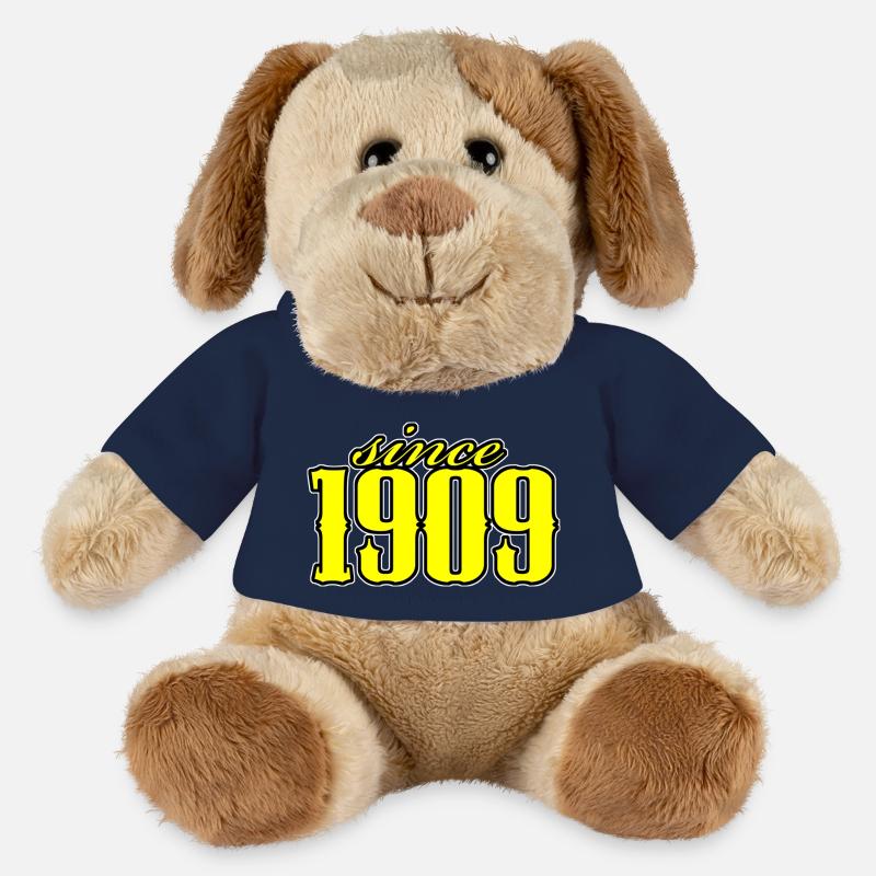 since 1909 (yellow) - MiniFeet® Dog Helge - french navy