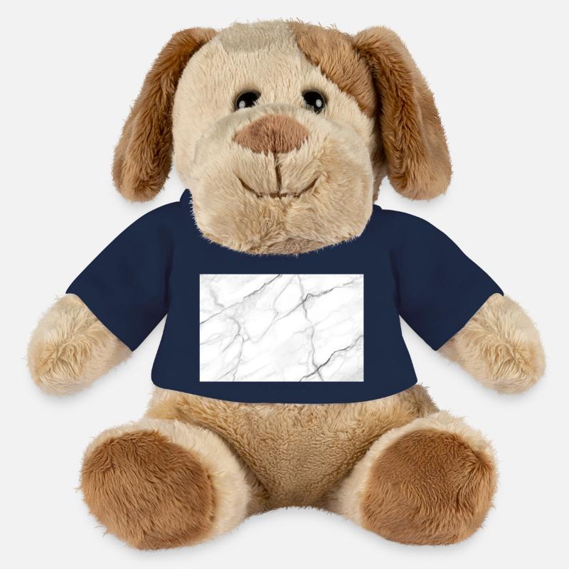 White Marble - MiniFeet® Dog Helge - french navy