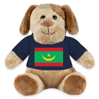 Mauritania Flag - MiniFeet® Dog Helge - french navy - Front