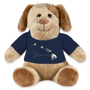Real Volleyball in the Hawaii State Map HI - MiniFeet® Dog Helge - french navy - Front