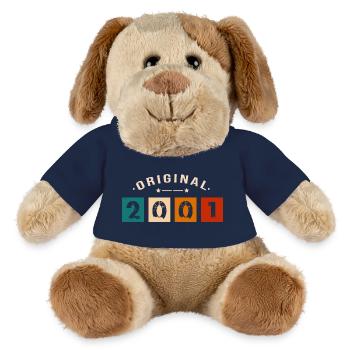 Original 2001 Vintage - Présent D’anniversaire 200 - Chien en peluche Helge MiniFeet® - bleu marine - Devant