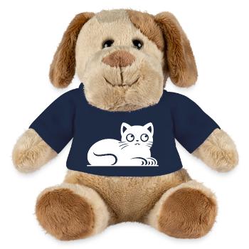 Little fat cat Drawing - MiniFeet® Dog Helge - french navy - Front