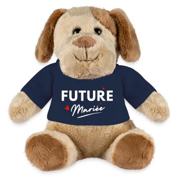 Zukünftige Brautherzen - Brautgeschenk - MiniFeet® Hund Helge - French Navy - Vorne