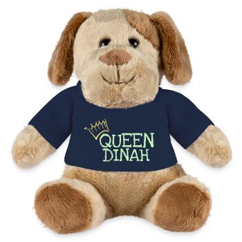 First name Dinah - MiniFeet® Dog Helge - french navy - Front