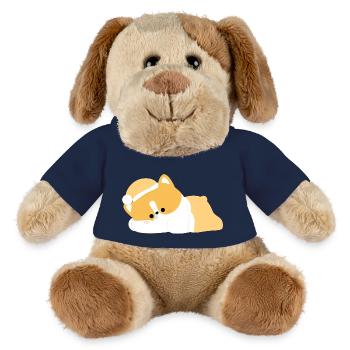 Müder Corgi - MiniFeet® Hund Helge - French Navy - Vorne