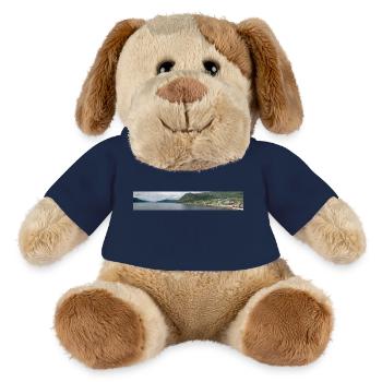 Nordfjordeid Panoramablick vom Hafen Norwegens - MiniFeet® Hund Helge - French Navy - Vorne