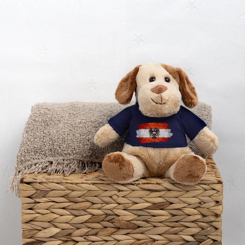 Drapeau de l’Autriche Chien en peluche Helge MiniFeet®