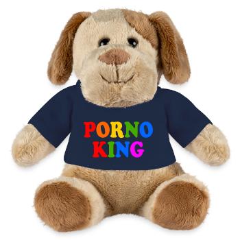 Porno king - Chien en peluche Helge MiniFeet® - bleu marine - Devant