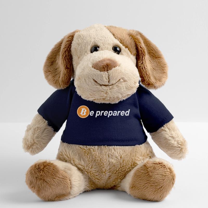 Logo Bitcoin Préparez-vous Chien en peluche Helge MiniFeet®