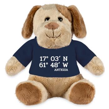 Antigua Coordinates - Coordinates - Caribbean - MiniFeet® Dog Helge - french navy - Front